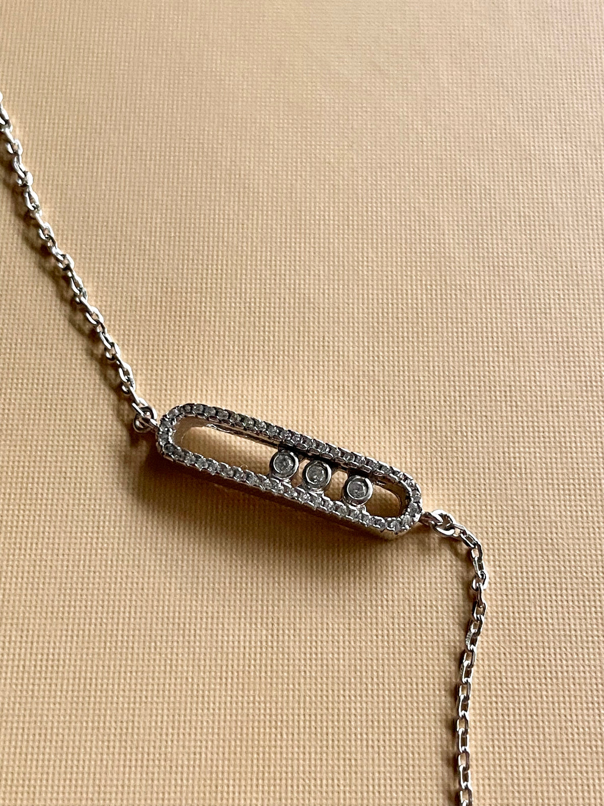 Triple Star Bar Sterling Silver Bracelet