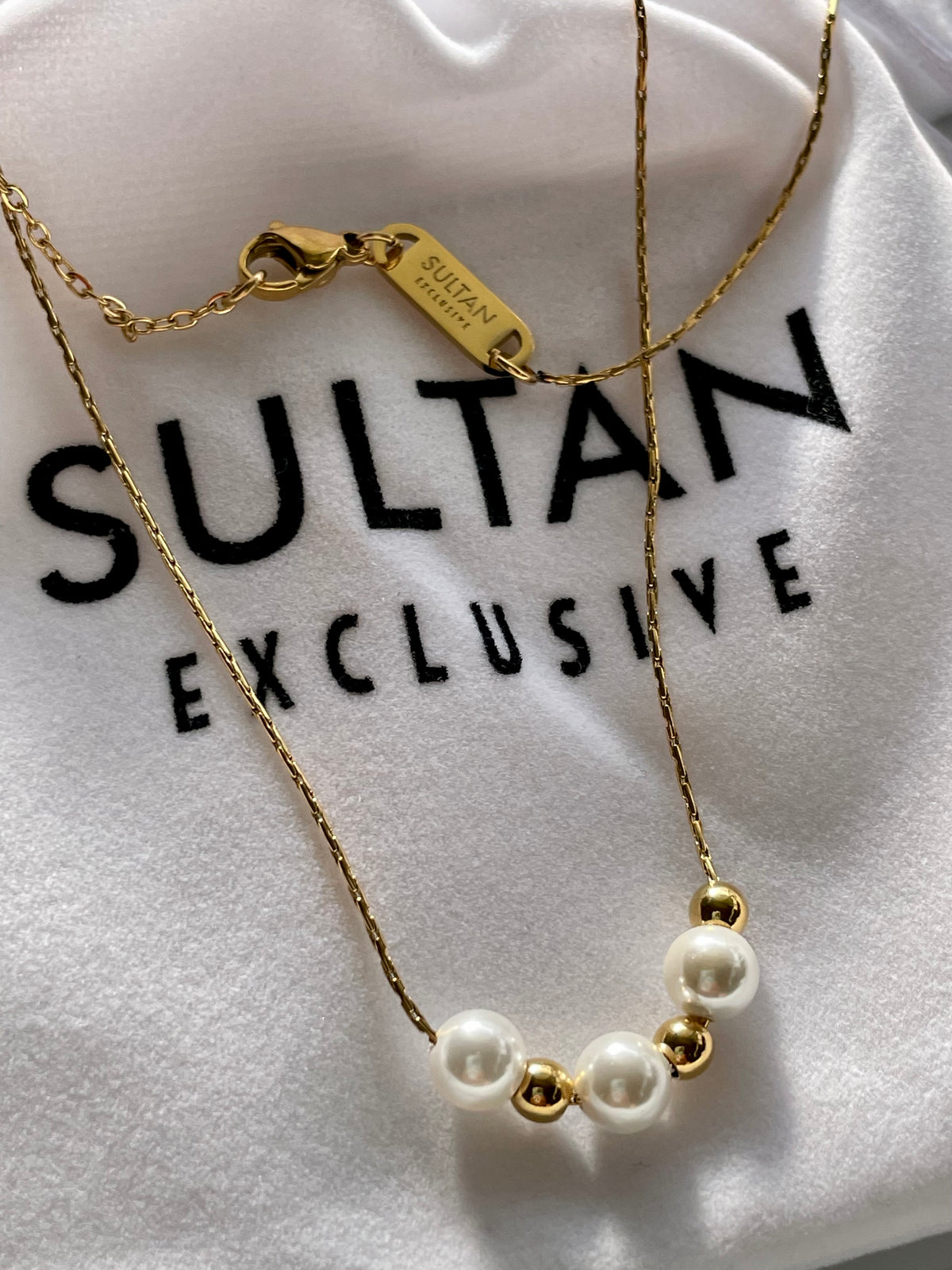 Genuine Pearl Gold Necklace