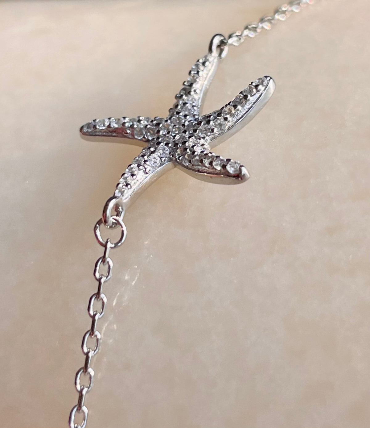 Starfish Sterling Silver Bracelet