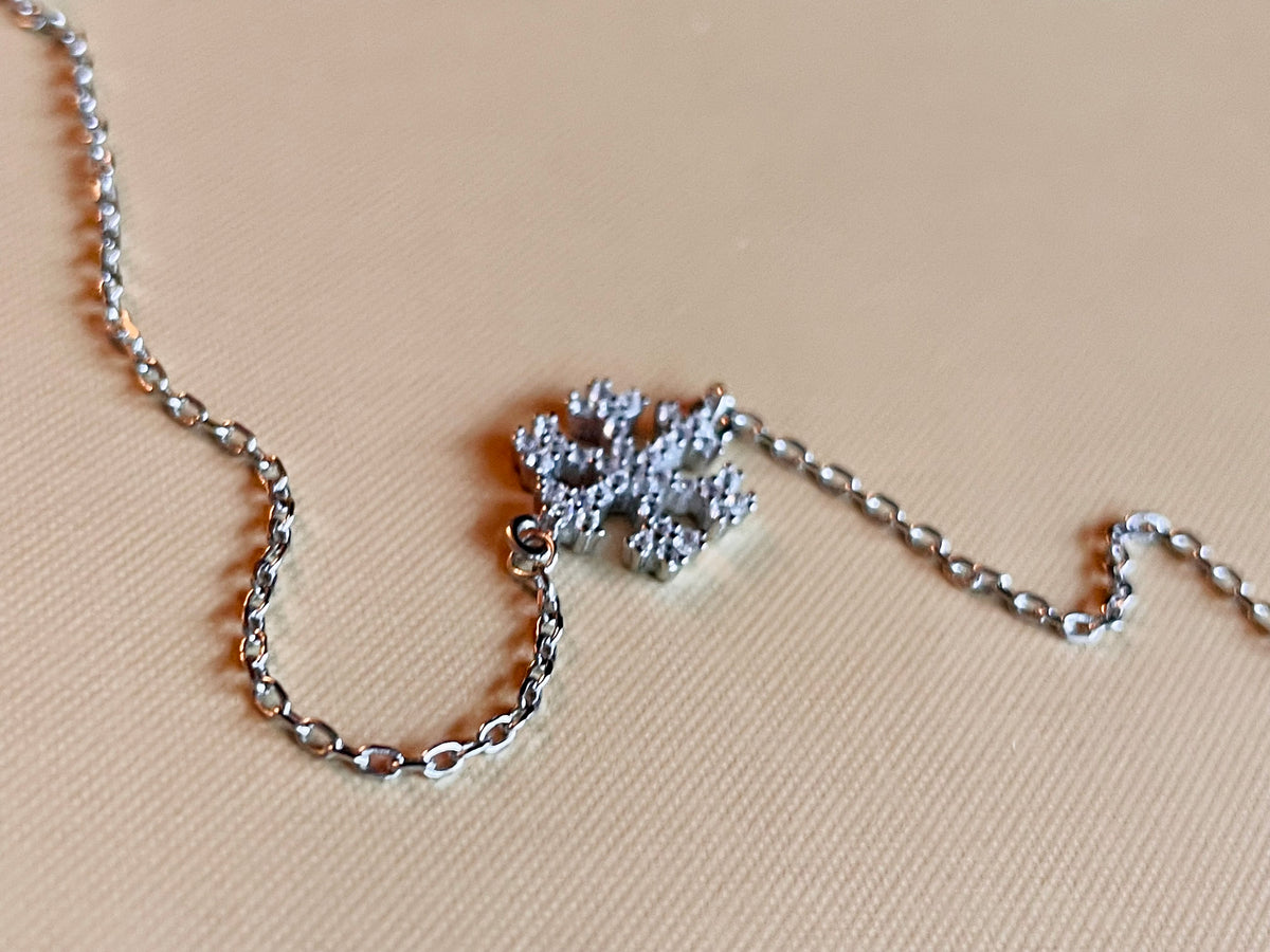 Sterling Silver Snowflake Bracelet